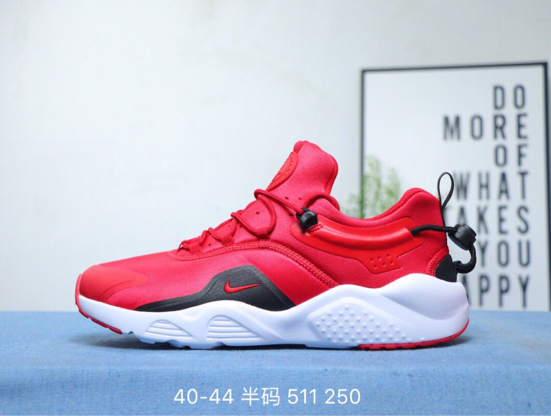 2020 Women Nike Air Huarache VIII Red Black White - Click Image to Close